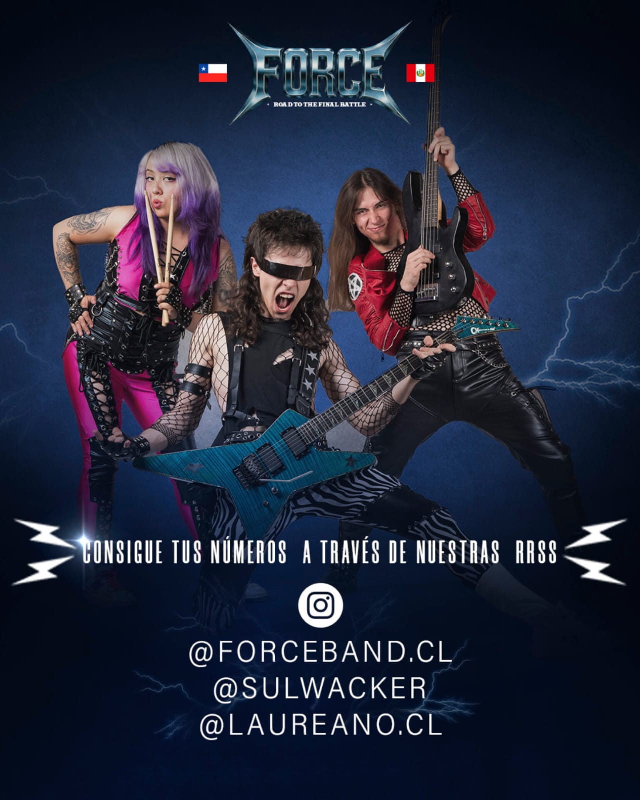 Force publica rifa para financiar su viaje a la final latinoamericana de Wacken Metal Battle